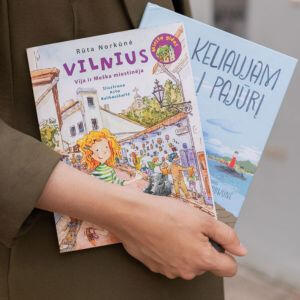 Rūta Norkūnė ir jos pažintinės knygos vaikams apie Vilnių ir Lietuvos pajūrį