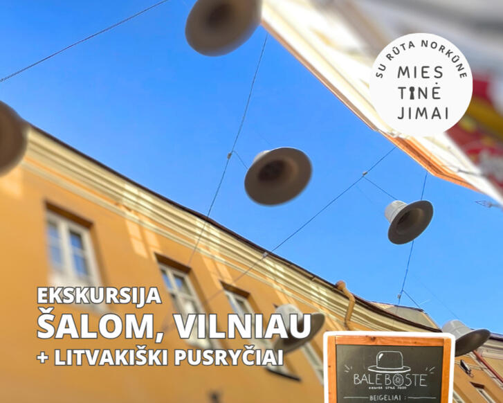 EKskursija apie žydišką Vilnių Gidė Rūta Norkūnė